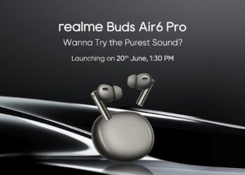 realme Buds Air6 Pro launching in India on 20th June alongside the realme GT 6