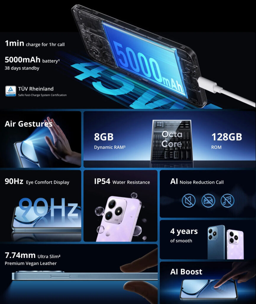 realme NARZO N63 India Features