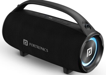 Portronics Thunder 2.0 TWS speaker launched in India at ₹4,999 with offers, featuring RGB lights, 60W output, and more