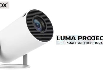TecSox LUMA LED Projector launched in India at ₹3,999 featuring 4K Support, 180° rotatable design, Android OS, and more