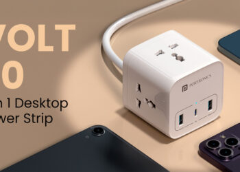 Portronics Volt 20 6-in-1 Desktop Power Strip launched in India