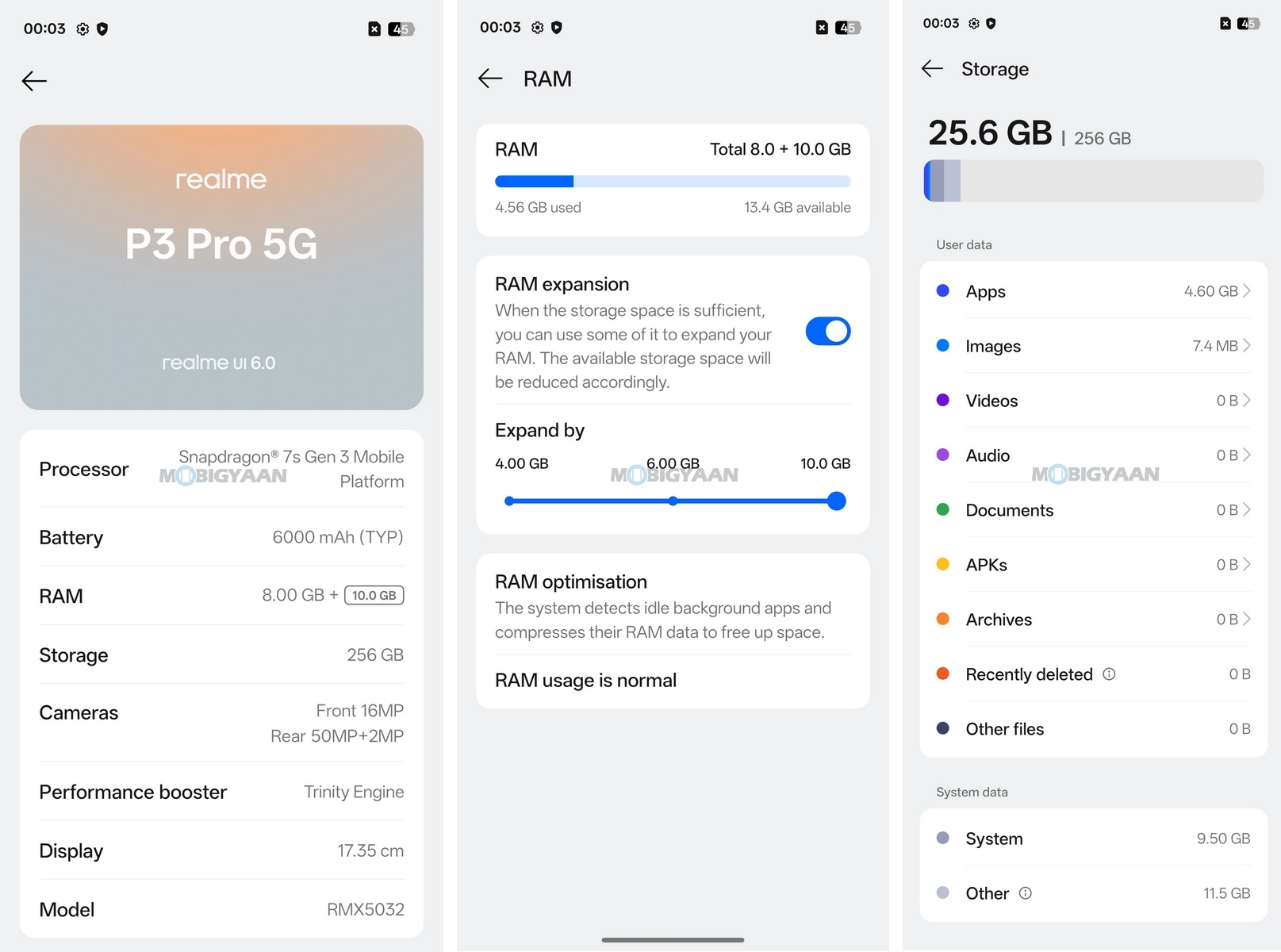 realme P3 Pro 5G Review realme UI 6.0 1