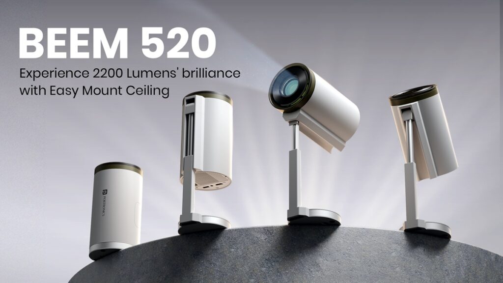 Portronics Beem 520 Smart LED Projector launched at ₹6,999 featuring ...