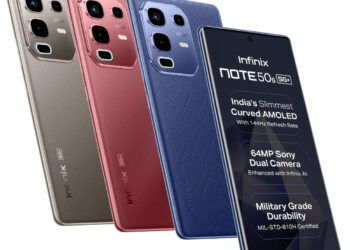 Infinix Note 50s 5G+ launched in India at ₹15,999 featuring fragrance-embedded design, 144Hz curved AMOLED, Dimensity 7300 Ultimate, 5500mAh battery, Active Halo Lighting, military-grade durability, and more