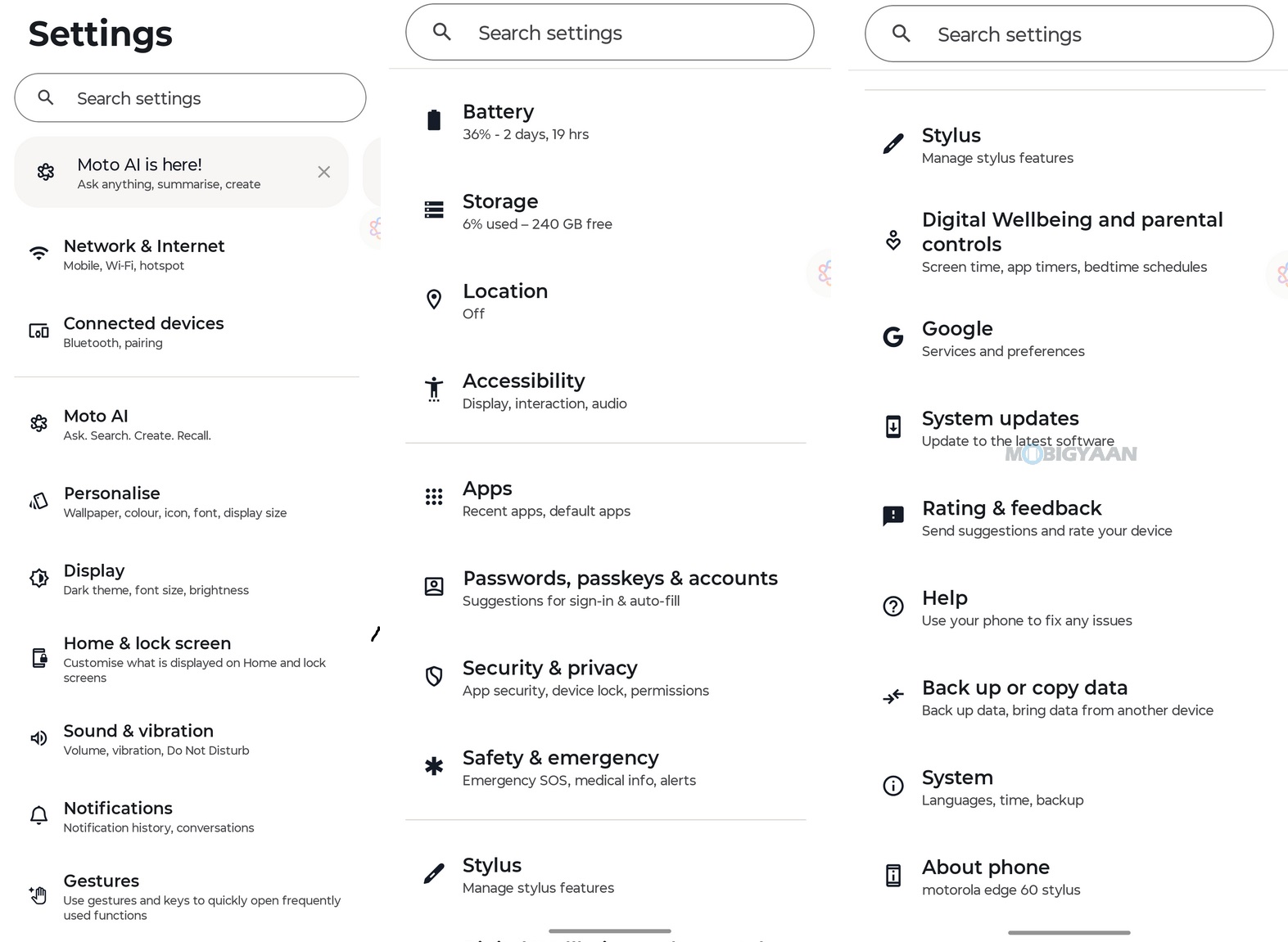 motorola edge 60 STYLUS Review MyUI Moto Features Android 15 1