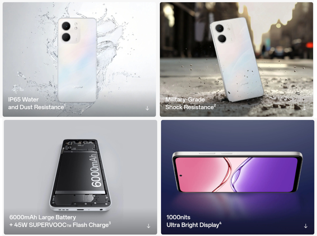 OPPO A5x features