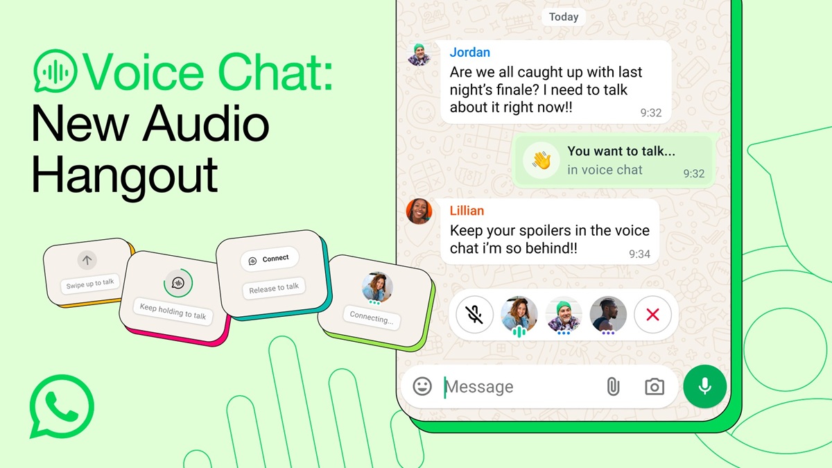 Voice Chat on WhatsApp
