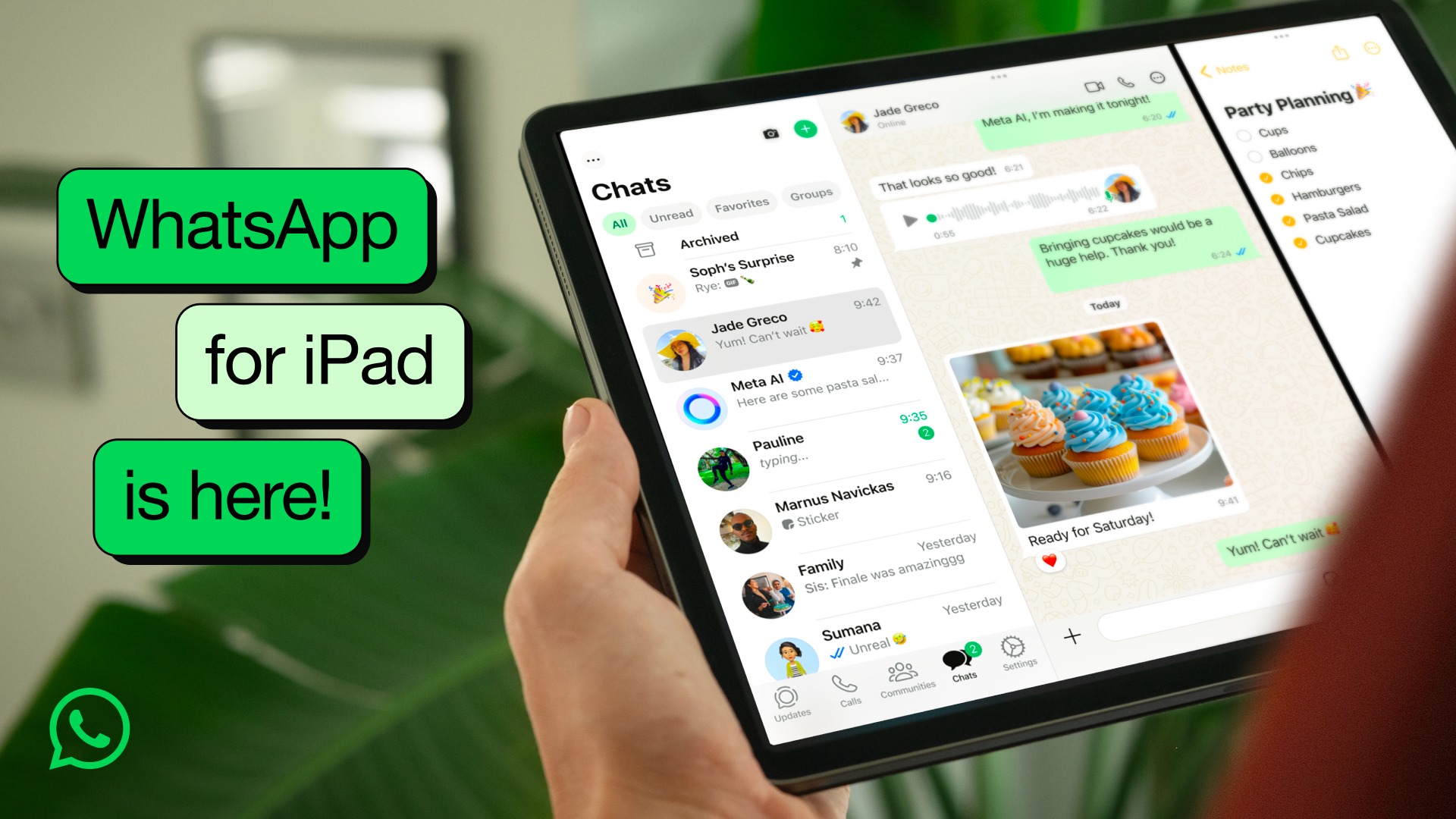 WhatsApp for iPad