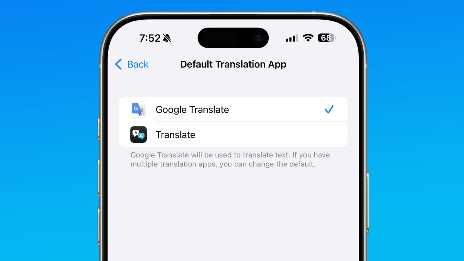 How To Set Google Translate As Default Translation App On IPhone