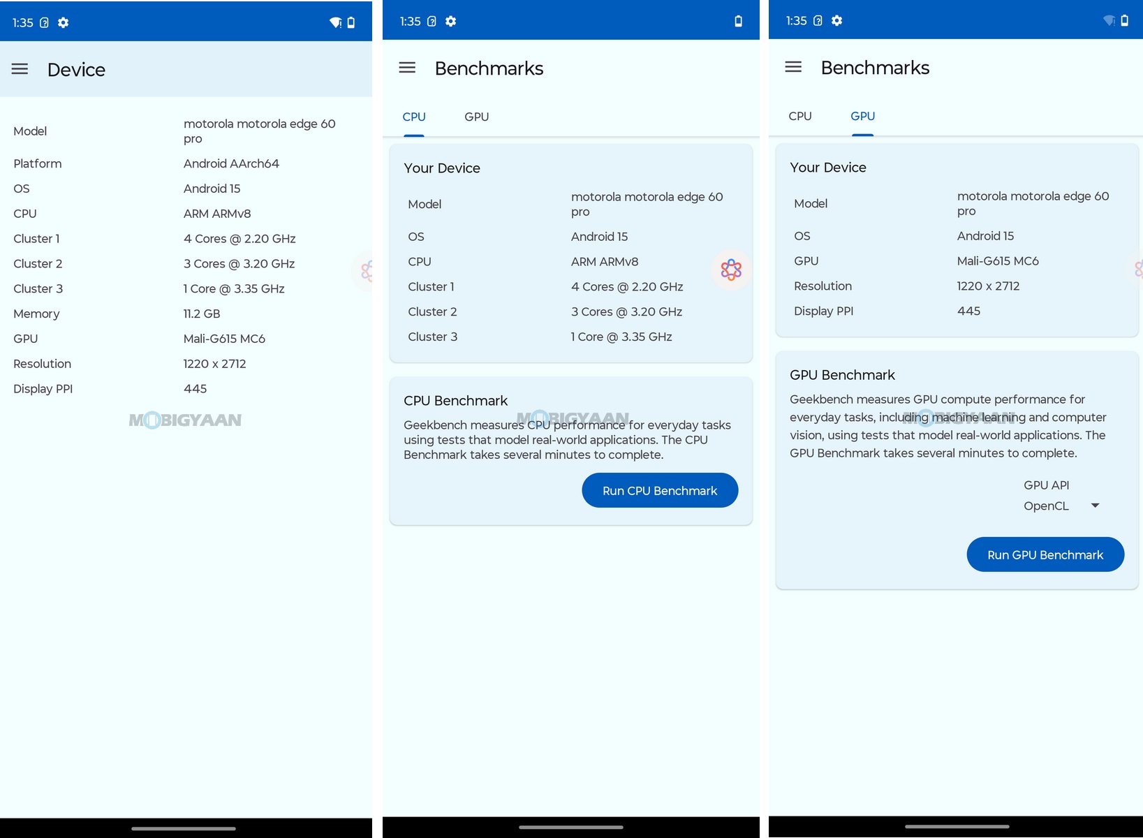 motorola edge 60 PRO Review Benchmarks Geekbench 6 Specs About