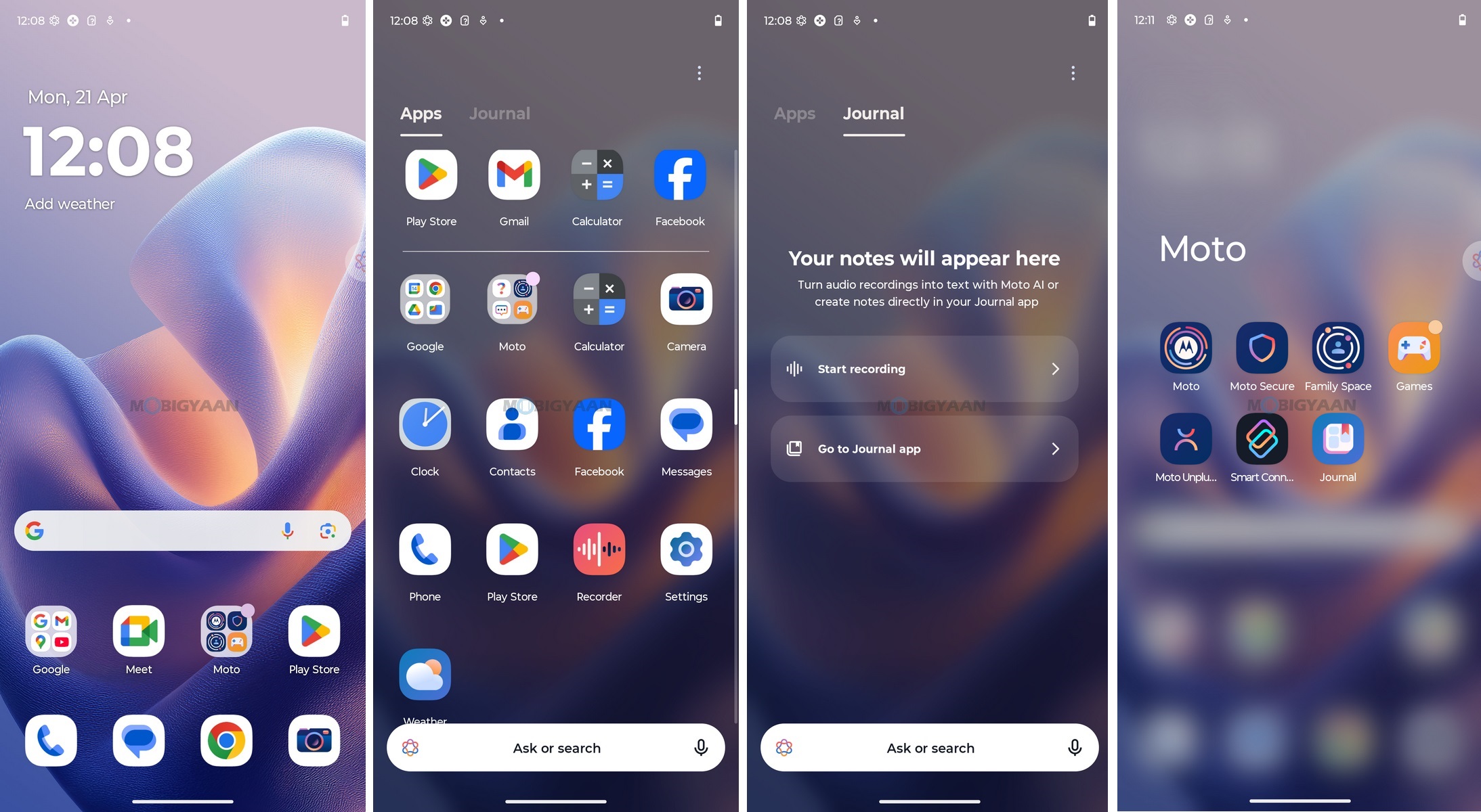 motorola edge 60 PRO Review Homescreen Moto App Launcher