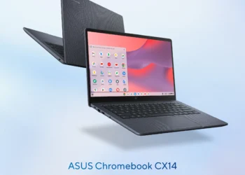 ASUS Chromebook CX14 2025 launched in India starting at ₹17,990 featuring military-grade 180° flip design, 14-inch touchscreen, AI perks, 45W charging, dual-core N4500, and more