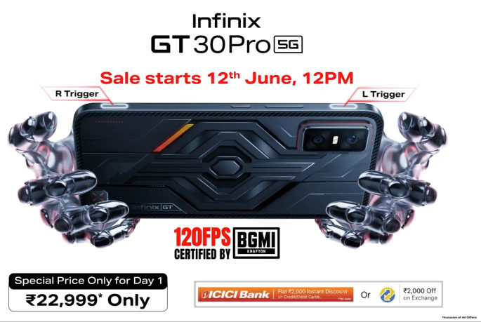 Infinix GT 30 Pro launch offers