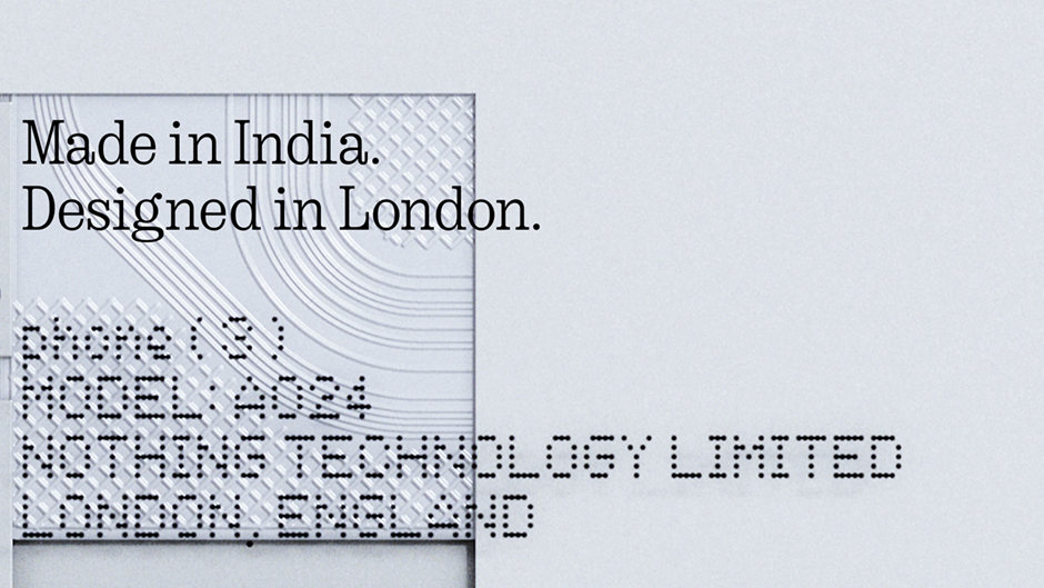 Nothing Phone 3 Made in India