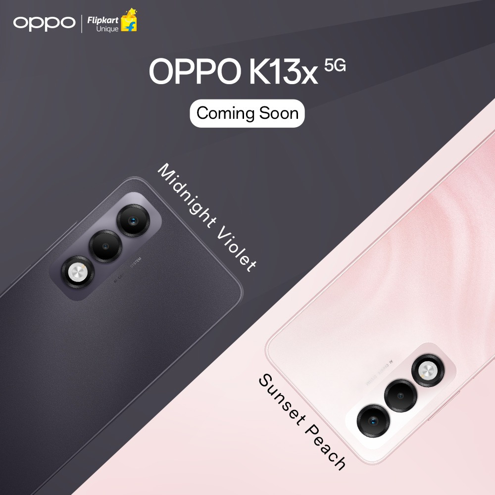 OPPO K13x 5G colors teaser