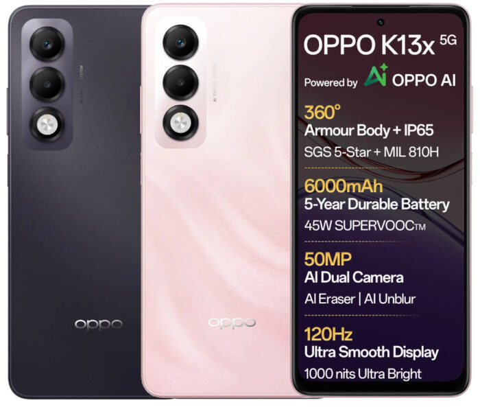 OPPO K13x 5G e1751365449576