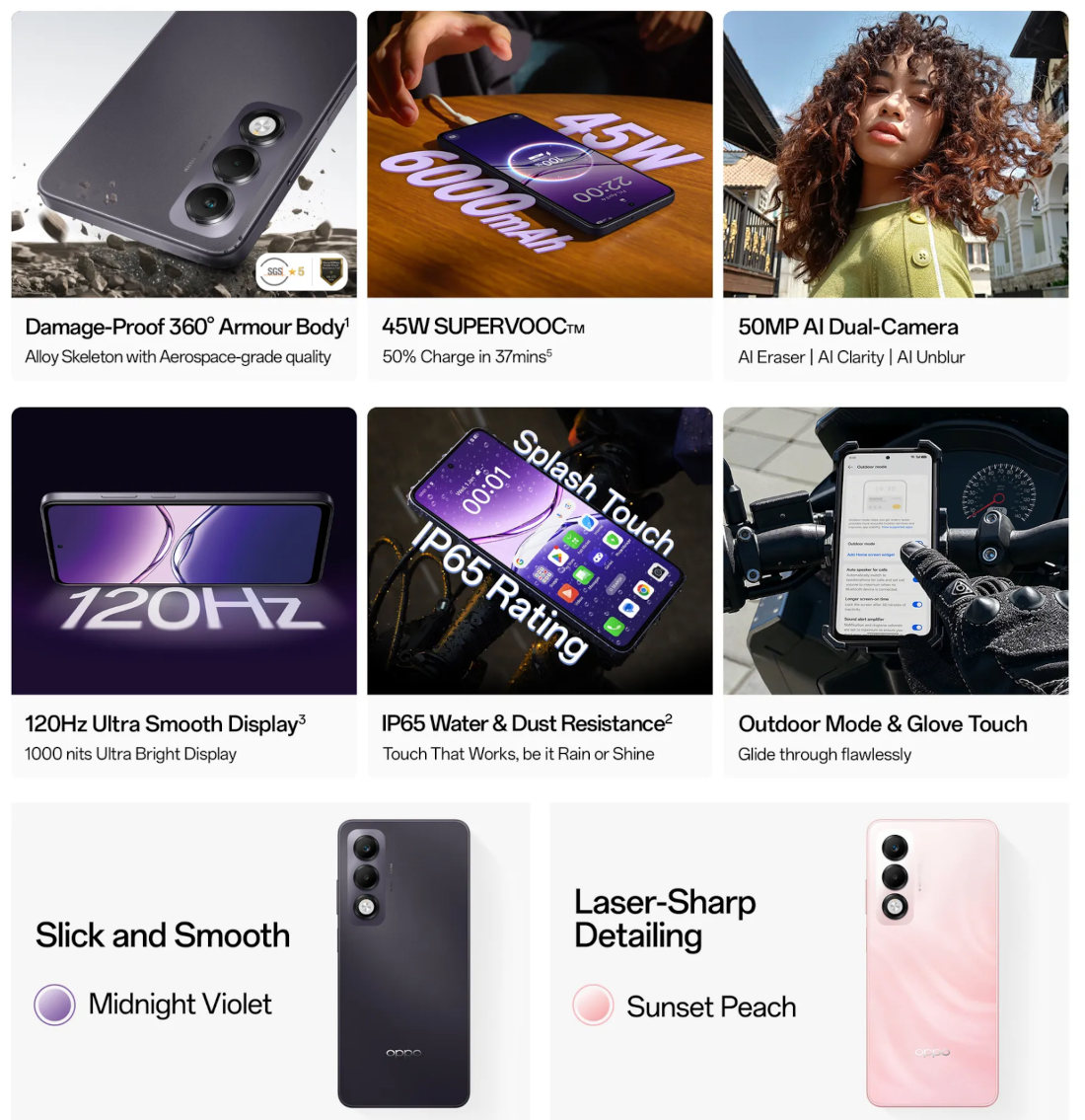 OPPO K13x 5G features teaser