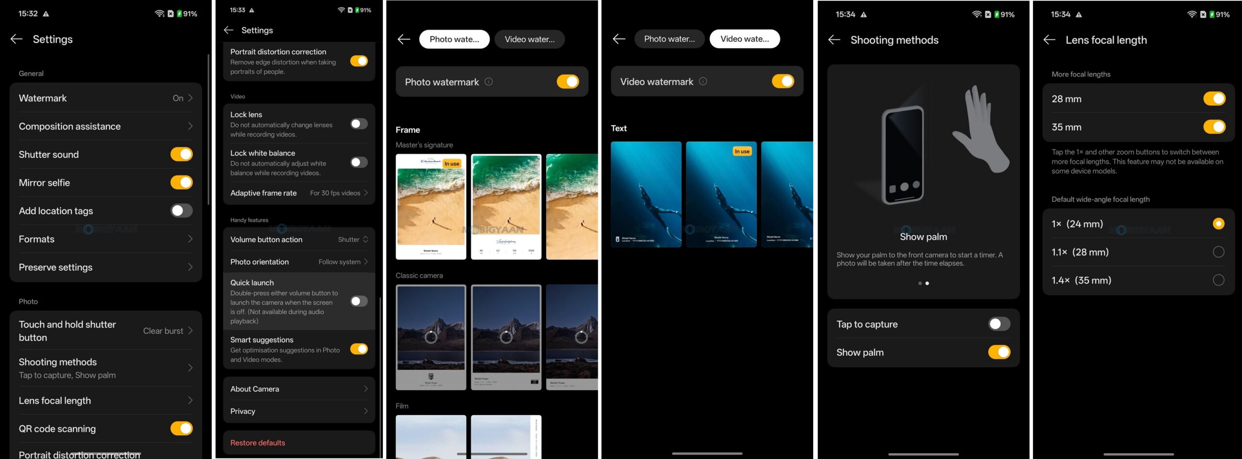 OnePlus 13s Review Camera App Settings scaled