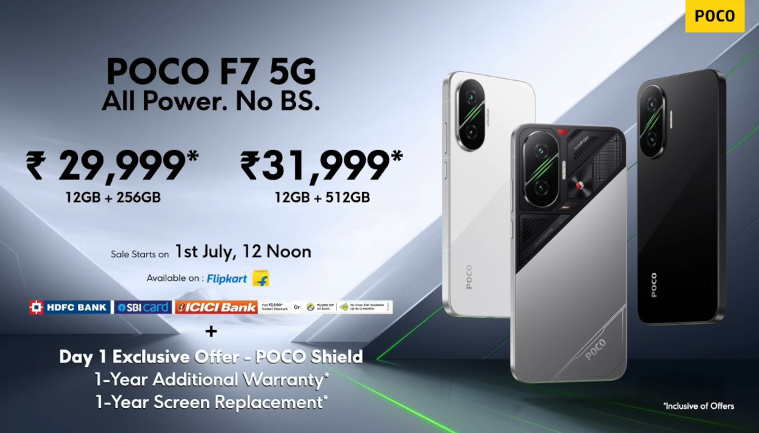 POCO F7 India launch offers