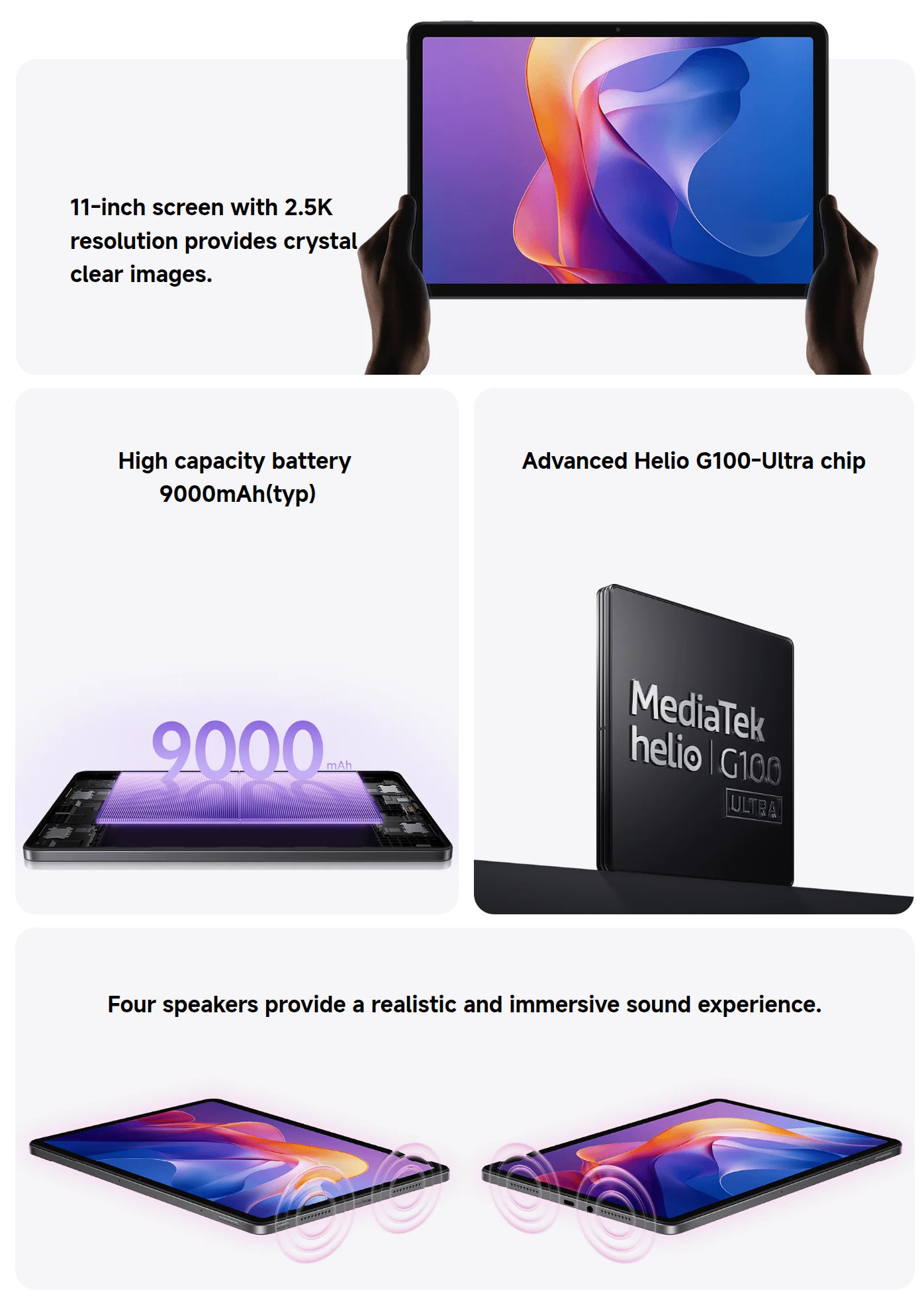 Redmi Pad 2 features