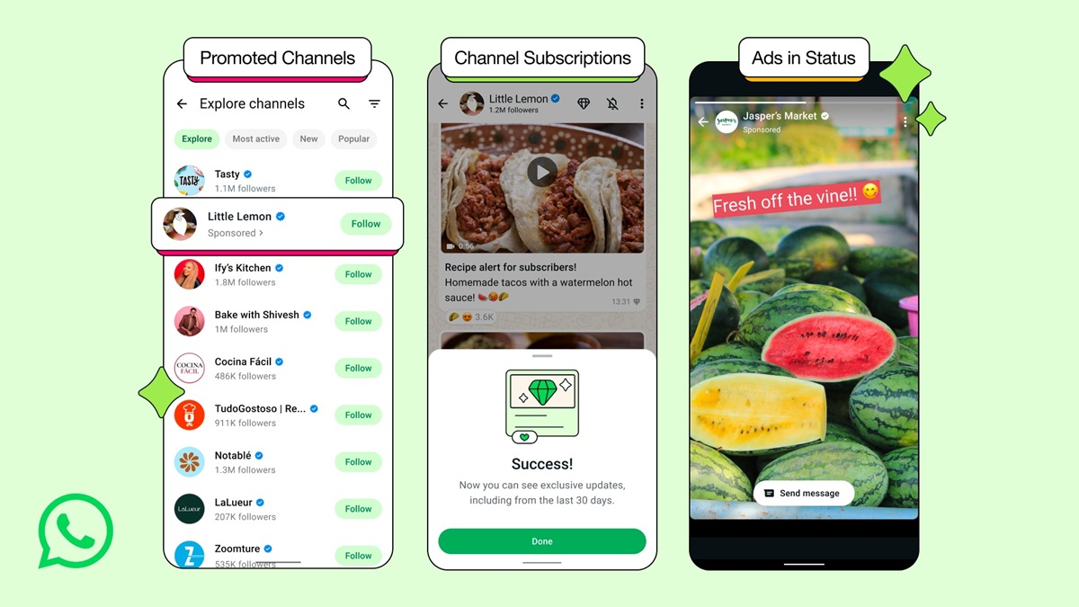 WhatsApp Ads in Status