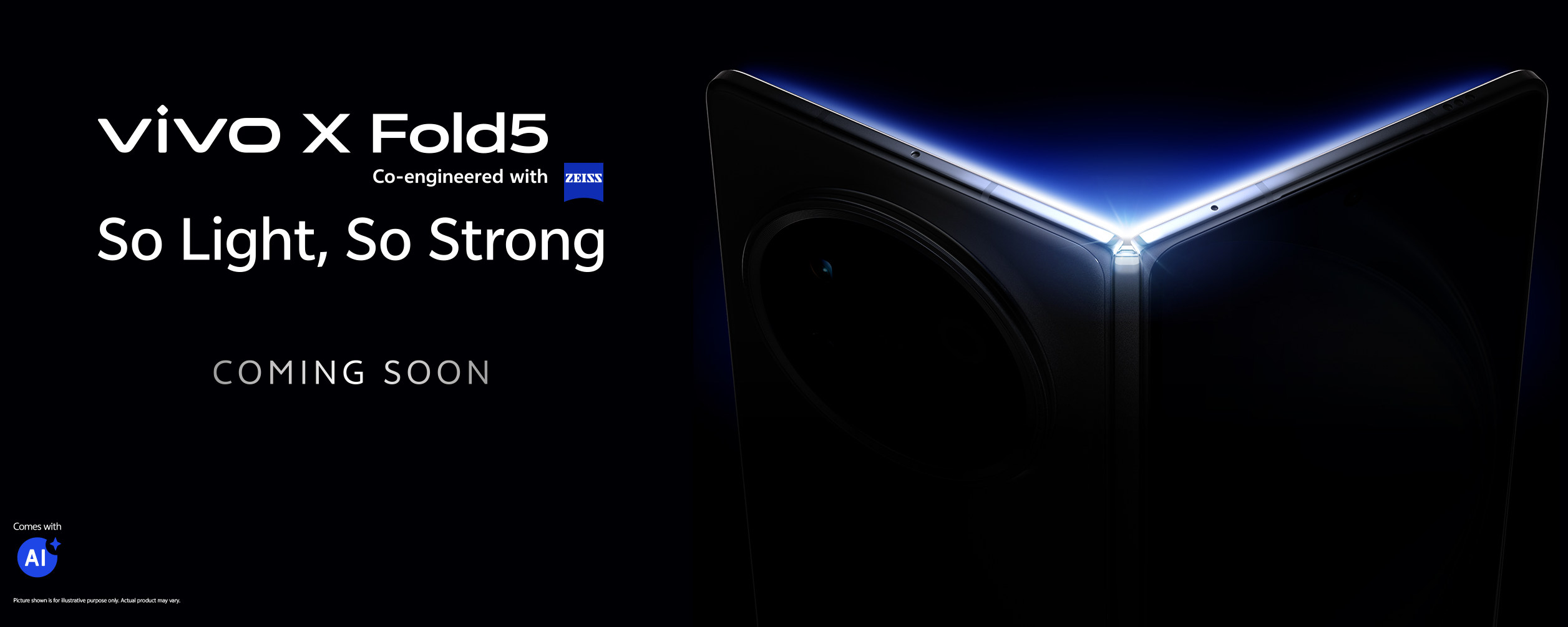 vivo X Fold 5 India launch teaser
