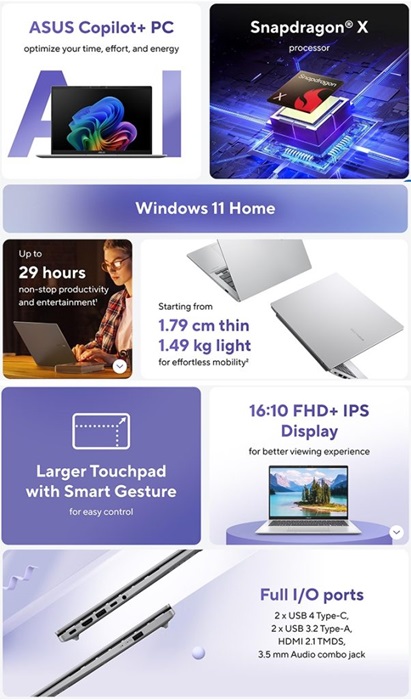 ASUS Vivobook 14 (X1407QA)