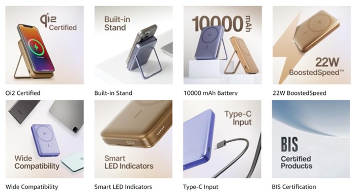 Ambrane MagSurge MagSafe Powerbank Features