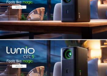 Lumio Arc 5 and Lumio Arc 7 projectors launched in India starting ₹19,999 featuring upto 120-inch projection, Dolby Audio, Google TV, Netflix support, and more