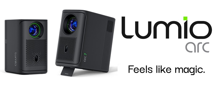 Lumio Arc 5 and Lumio Arc 7 projectors