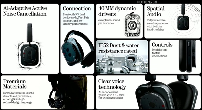 Nothing Headphone 1 features