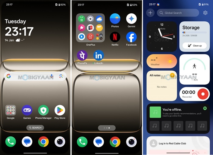 OnePlus Nord 5 Review OxygenOS 15 Homescreen