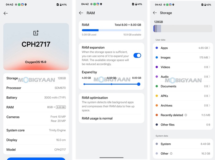 OnePlus Nord CE5 Review OxygenOS 15 Specs CPU RAM Storage
