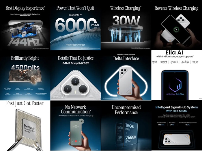 TECNO POVA 7 Pro features