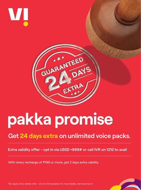 Vi Guaranteed 24 Days Extra Plan