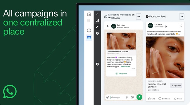 WhatsApp Business conversation