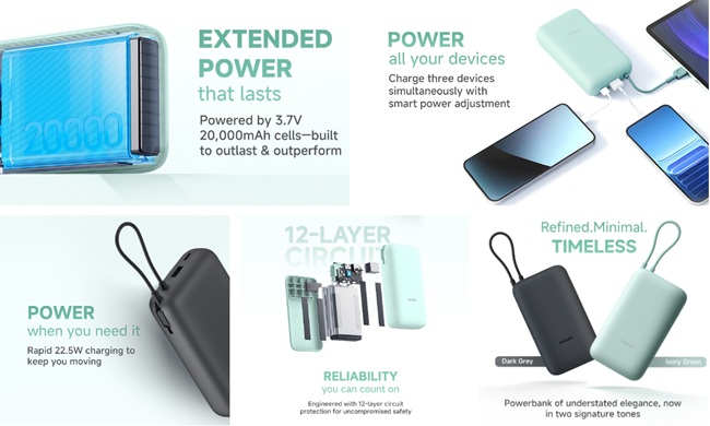 Xiaomi Compact Power Bank Features Teaser
