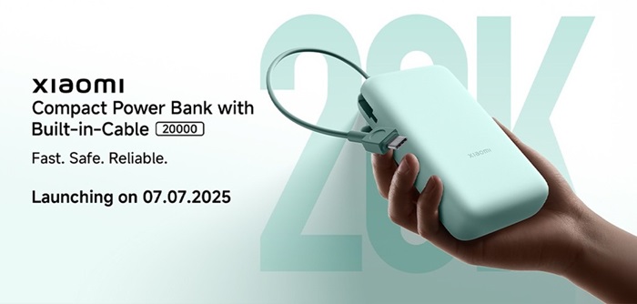 Xiaomi Compact Power Bank Teaser India
