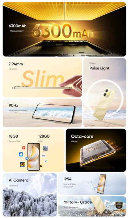 realme NARZO 80 Lite 4G features