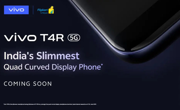 vivo T4R India launch teaser