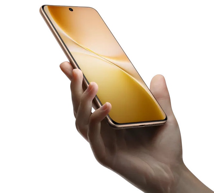 vivo V60 curved screen teaser