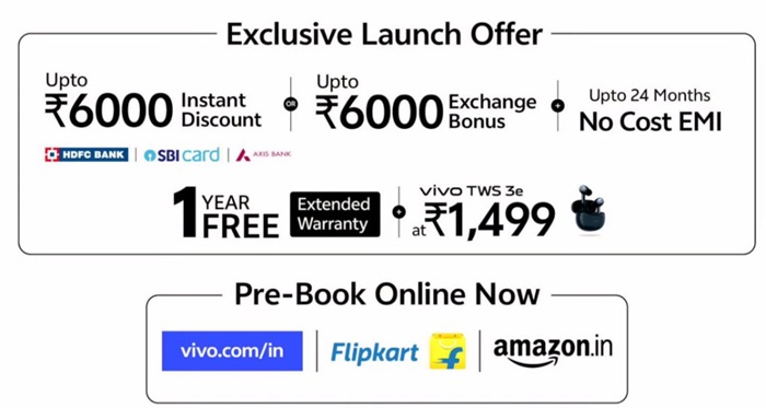 vivo X200 FE India launch offers
