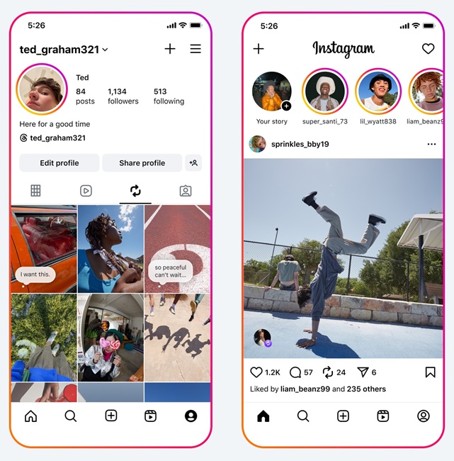 Instagram Repost Reel