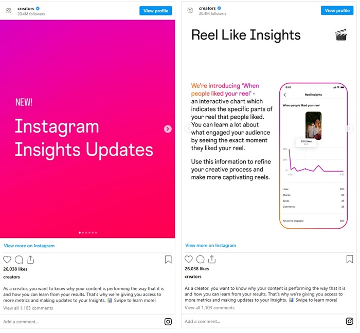 Instagram Updates Post Level Demographics Viewers Metric Creators 2