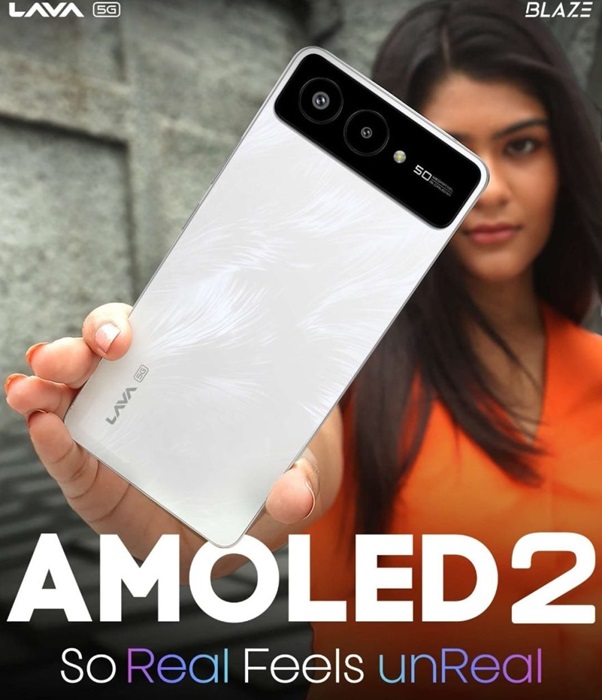 Lava Blaze AMOLED 2 5G teaser