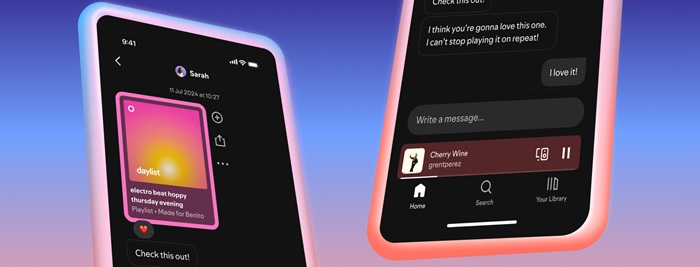 Messages on Spotify