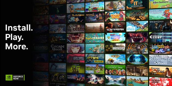 NVIDIA Geforce Now Install Play More