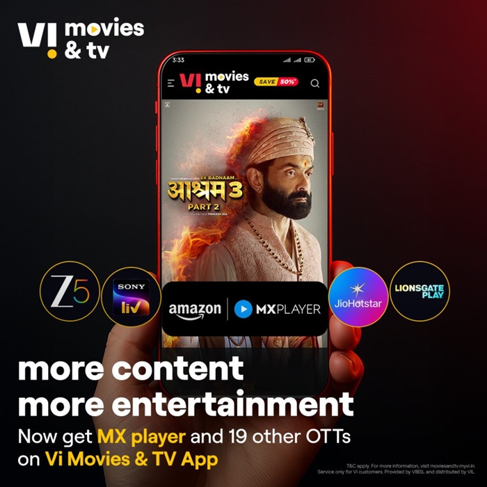 Vi Movies TV Amazon MX Player OTT