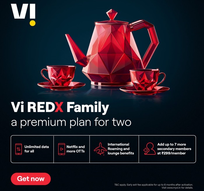 Vi REDX Family plan