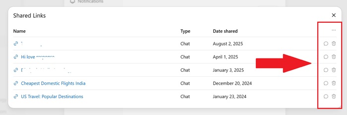 chatgpt share settings privacy delete